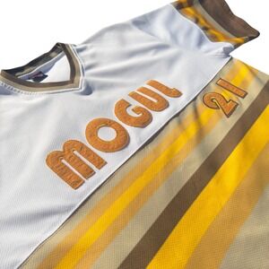 Mogul‎ Stardom Team Jersey Mens XL 21 Brown Gold White Top Athletic Casual